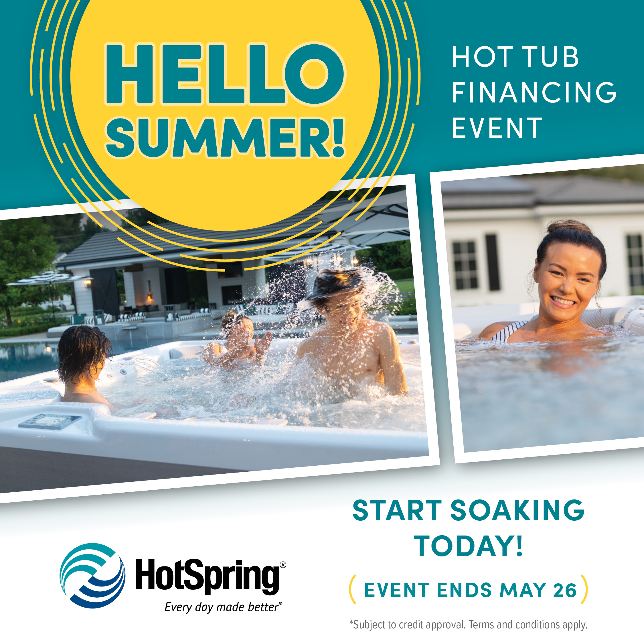 Hot Tub Sale Promotion Image
